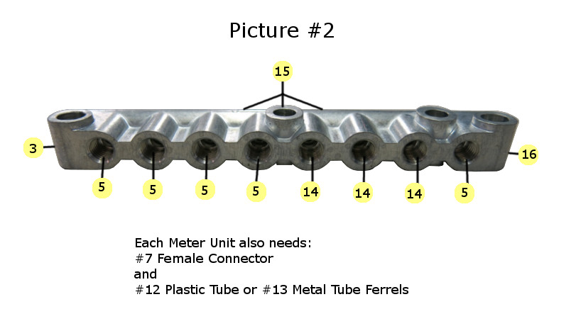 31" Flexible Oil Tube 800mm for Lubrication System 4mm Bijur