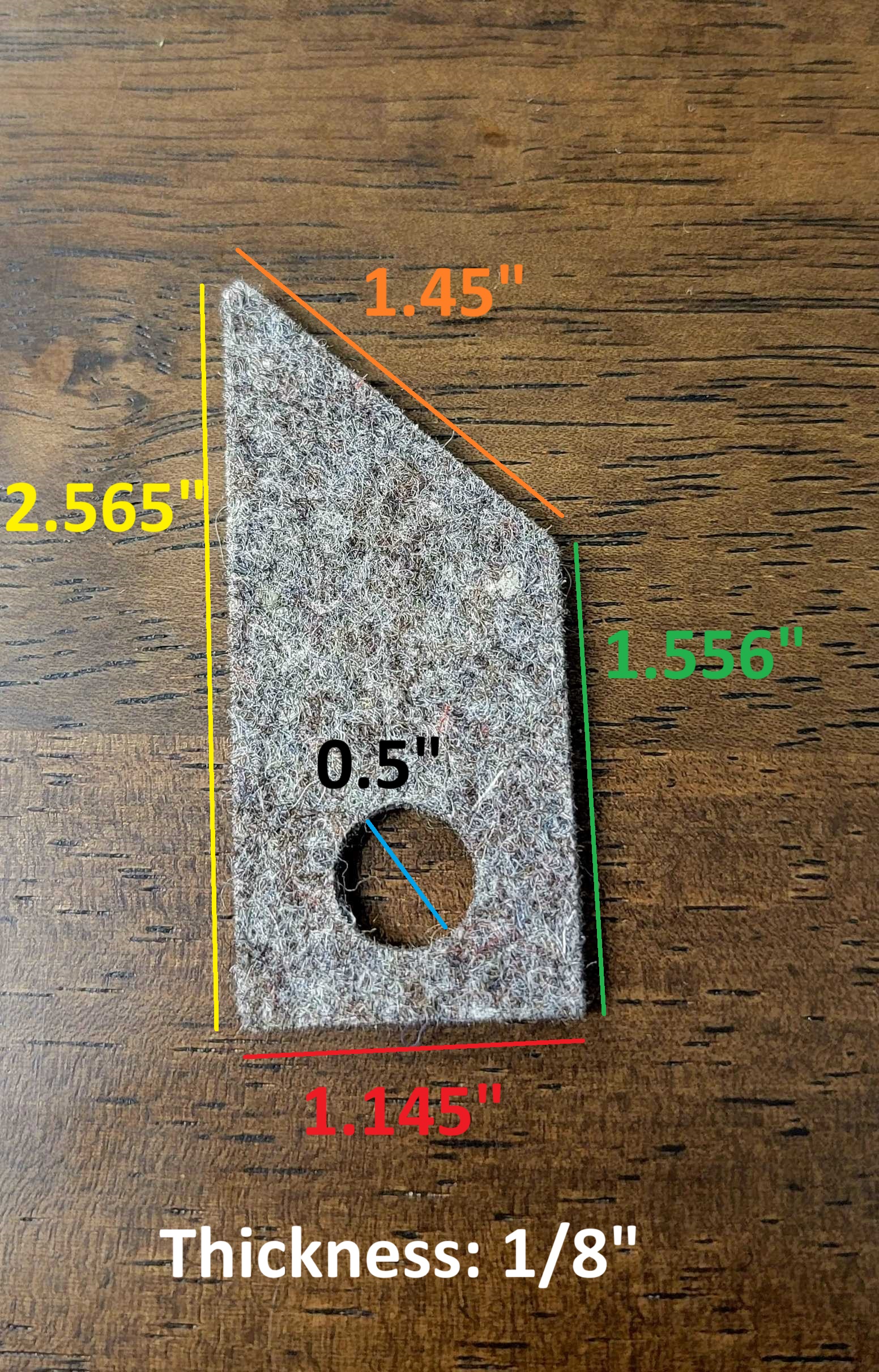 thumbnail image 2 of Bridgeport Mill Saddle Knee Wiper Plate – HQT 1153, Milling Machine Replacement Part 2 of 5
