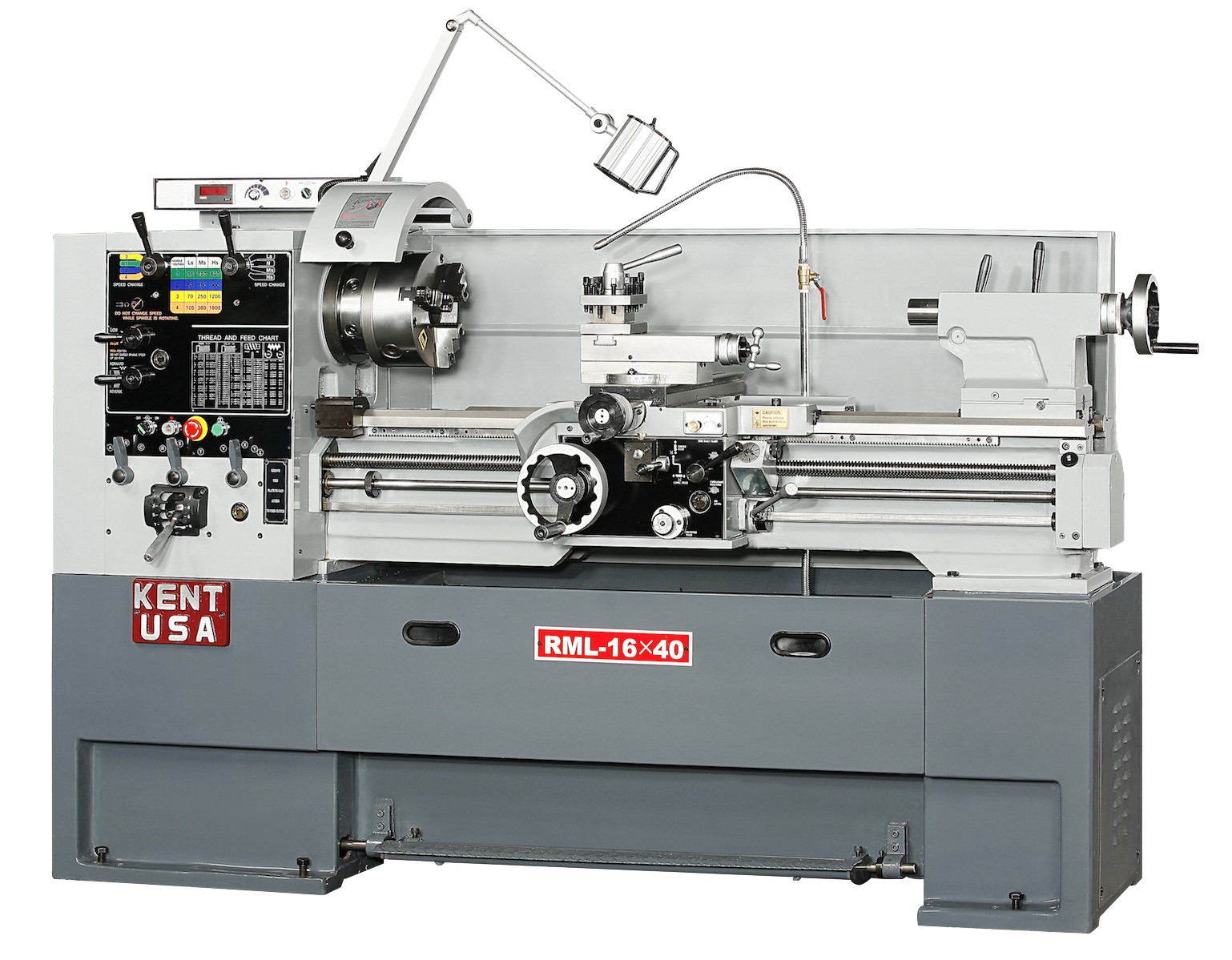 Kent 1640VT Vari Speed Precision Lathe | 2.1
