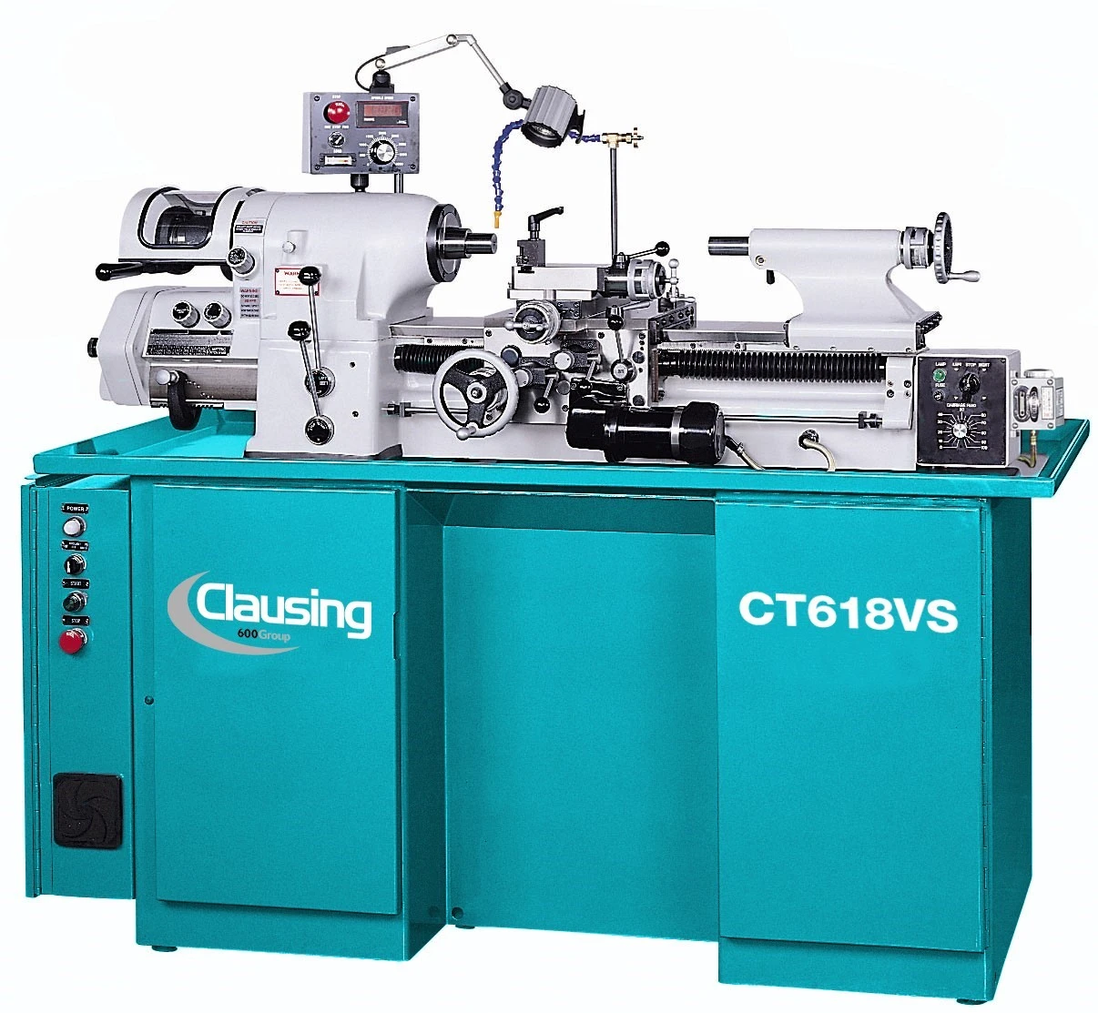 Clausing CT618VS Toolroom Lathe - H&W